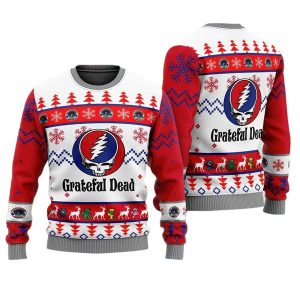 Grateful Dead Rock Band Ugly Fleece Ugly Christmas Sweatshirt / [blueesa] /