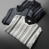 Men's casual pattern autumn and winter sweater