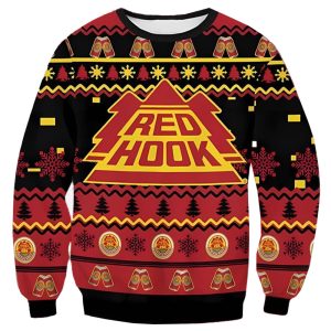 Men's Red Hook Beer Ugly Christmas Ugly Sweatshirt / [blueesa] /